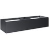 Elita SOHO komoda 2S Čierna matt, 160 x 31,8 x 45,3 cm RE081604047160