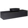 Elita SOHO komoda 2S Čierna matt, 160 x 31,8 x 45,3 cm RE081604047160