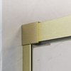 Radaway IDEA 6 BRUSHED GOLD DWJ sprchové dvere 100 x 205 cm, sklo číre 387014-99-01R