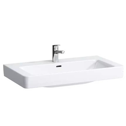 LAUFEN PRO S keramické umývadlo, s 1 otvorom 85 x 46 cm biele LCC H8139654001041