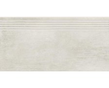 Opoczno GRAVA White rektifikovaná schodnica matná 29,8 x 59,8 cm