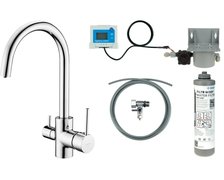 Deante drezová vodovodná batéria so súpravou na filtráciu vody BCHF064M