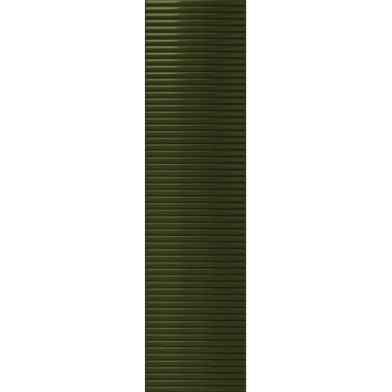 Tubadzin GROOVE Olive 1 Gloss STR lesklý obklad 7,8 x 29,8 cm