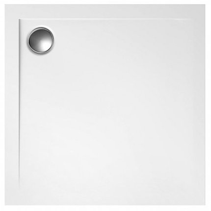 POLIMAT GEOS štvorcová sprchová vanička akrylát 80 x 80 x 4,5 cm 00425