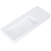 Elita Level ľavé nástenná umývadlo Solid Surface 120,5x45,5 cm White Matt RE041461195290