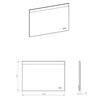 Elita EVA Led zrkadlo s osvetlením 100 x 70 cm, RE061000120010