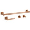Rea RIO sada kúpeľňových doplnkov 4 ks, brúsená meď REA-05012