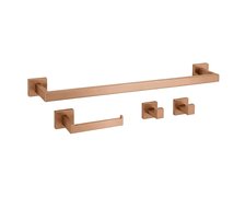 Rea RIO sada kúpeľňových doplnkov 4 ks, brúsená meď REA-05012