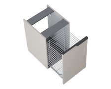 Elita SOHO komoda s košom Fume matt, 40 x 63,5 x 45,3 cm RE080402047020
