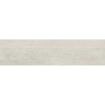 Opoczno GRAVA White rektifikovaná schodnica matná 29,8 x 119,8 cm