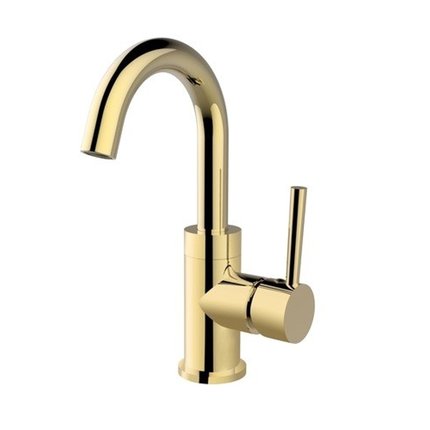 Besco ILLUSION II umývadlová vodovodná batéria svetlo zlatá BU-III-JZ