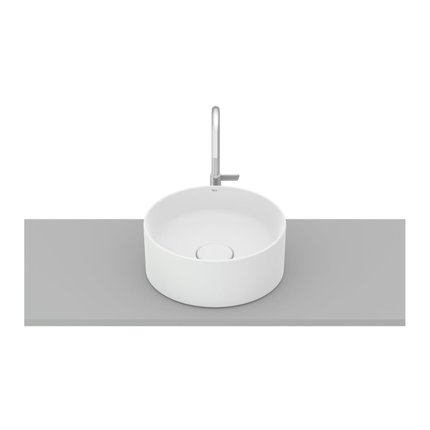 Roca TERRA FINECERAMIC® okrúhle umývadlo na dosku 30 x 30 cm A32787U620