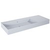 Elita Level ľavé nástenná umývadlo Solid Surface 120,5x45,5 cm Stone matt RE041461197040