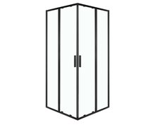 Novoterm SOLID SQ BL SOLO sprchový kút bez vaničky 90 x 90 x 195 cm, sklo číre