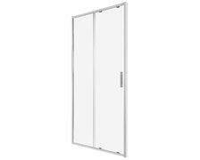 Novoterm Solid DS 130 CHR sprchové dvere posúvne 130 x 195 cm sklo číre