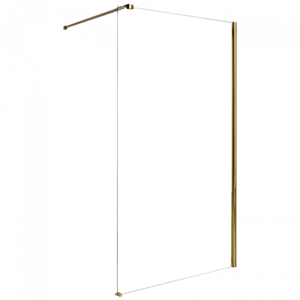 Rea AERO GOLD sprchová zástena 100 x 195 cm sklo číre K8440