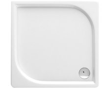 Deante CUBIC štvorcová sprchová vanička 90 x 5,5 cm biela KTK_041B