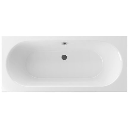 Excellent Oceana SLIM – Obdĺžniková akrylátová vaňa do kúpeľne 160 × 75 cm, biely lesk (WAEX.OCE16WHS)
