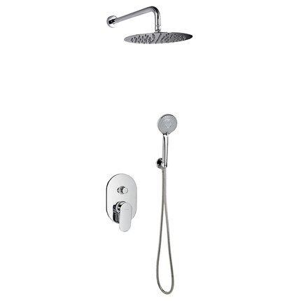 Valvex DIONE Black pod-omietkový sprchový set, 2448860