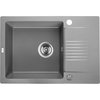Laveo CELIA granitový drez 65 x 44 cm s batériou, sivý SJCG513T