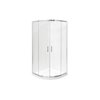 Besco MODERN CHROM štvrťkruhový sprchový kút 80 x 80 x 190 cm, profil chróm MP-80-190-G