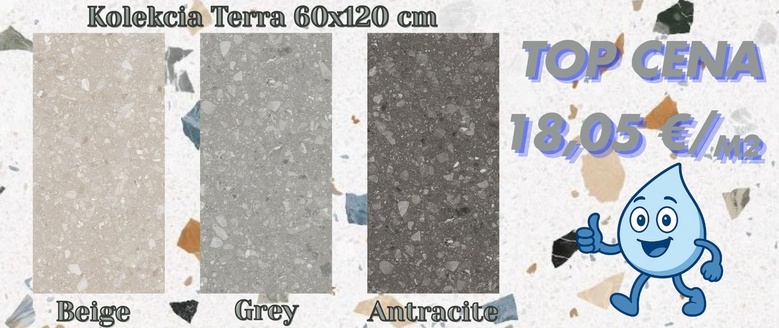 Terra Terazo 60x120 cm