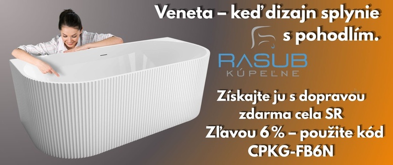 Veneta voľne stojaca vaňa